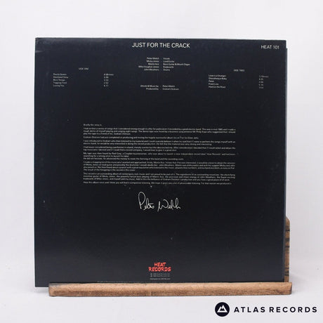 Peter Welch - Just For The Crack - LP Vinyl Record - VG+/EX