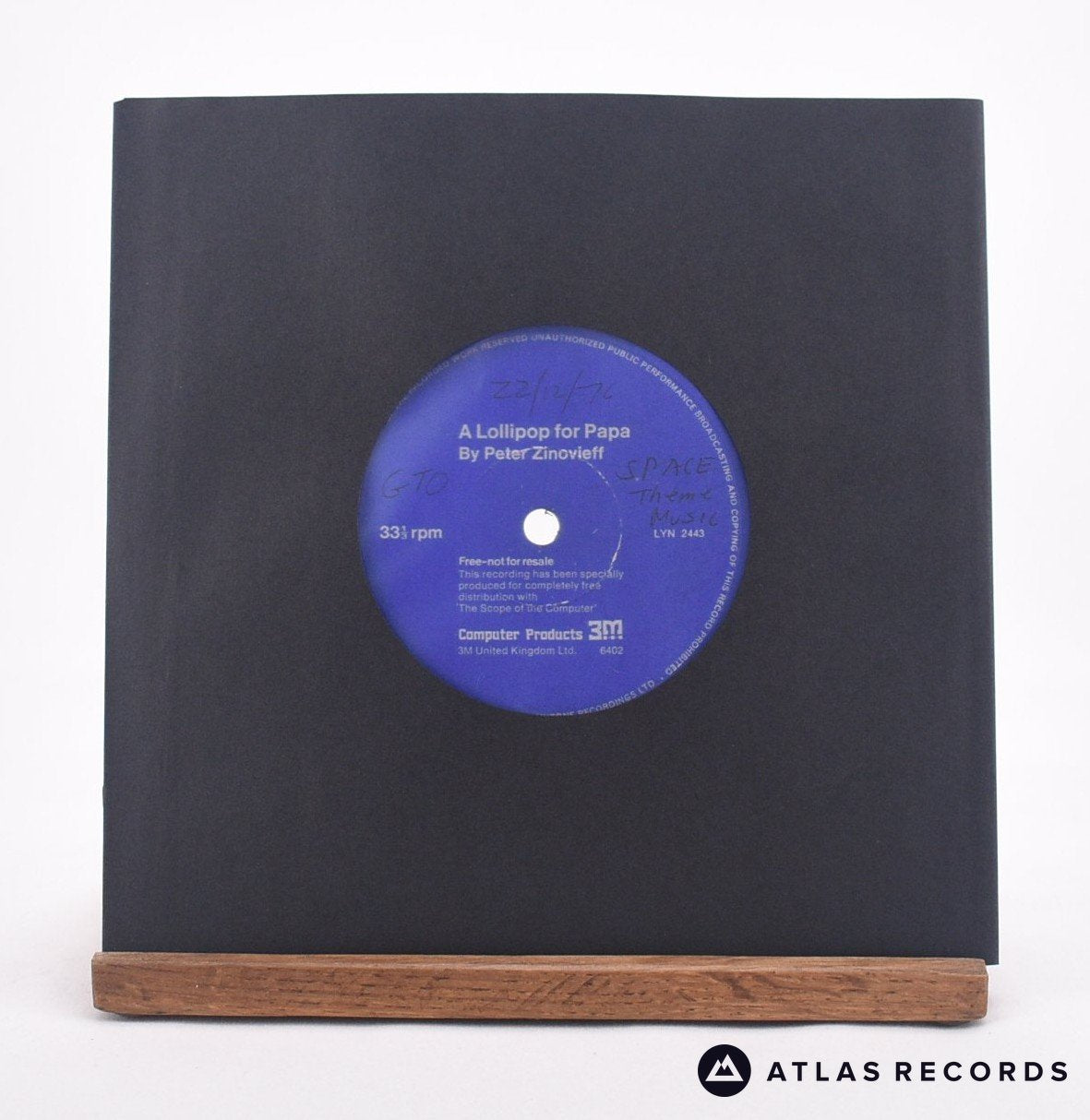 Peter Zinovieff A Lollipop For Papa 7" Vinyl Record - In Sleeve