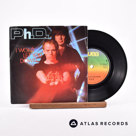 Ph.D. I Won't Let You Down 7" Vinyl Record - Front Cover & Record