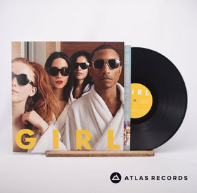 Pharrell Williams G I R L LP Vinyl Record - Front Cover & Record