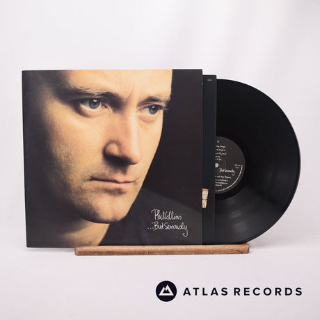 Phil Collins ...But Seriously LP Vinyl Record - Front Cover & Record