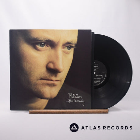 Phil Collins ...But Seriously LP Vinyl Record - Front Cover & Record