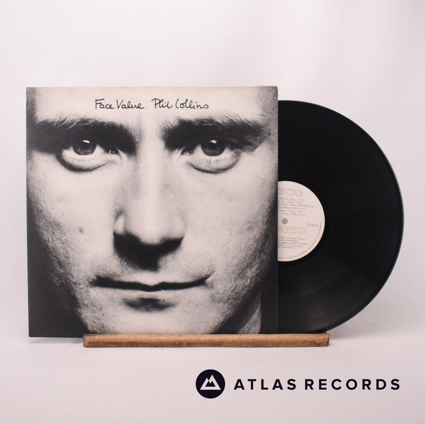 Phil Collins Face Value LP Vinyl Record - Front Cover & Record
