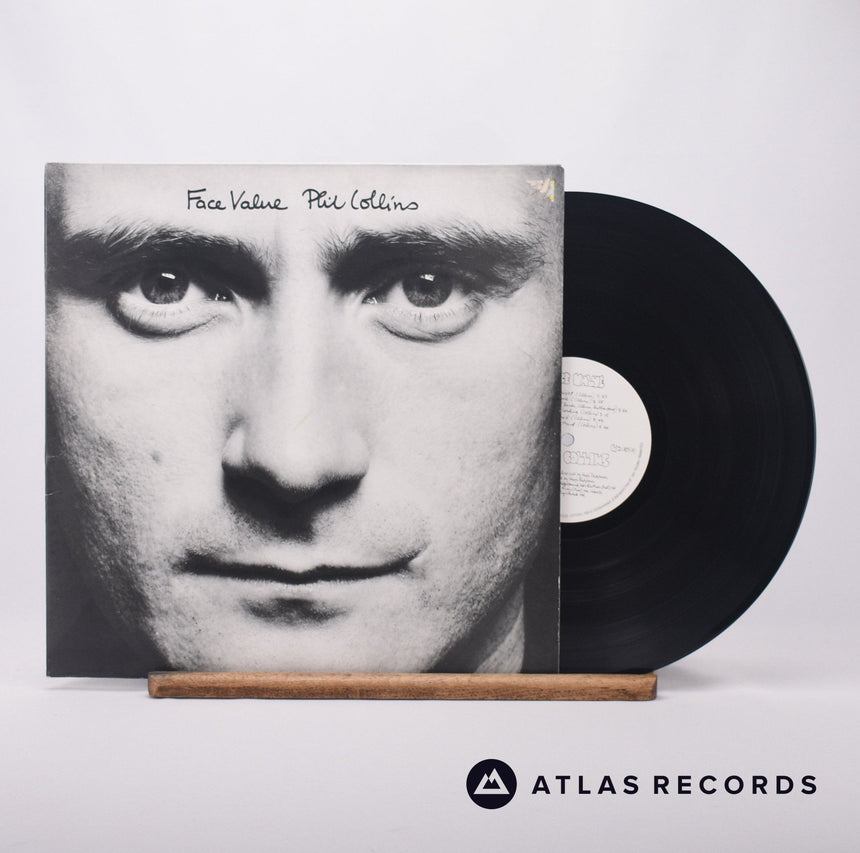 Phil Collins Face Value LP Vinyl Record - Front Cover & Record