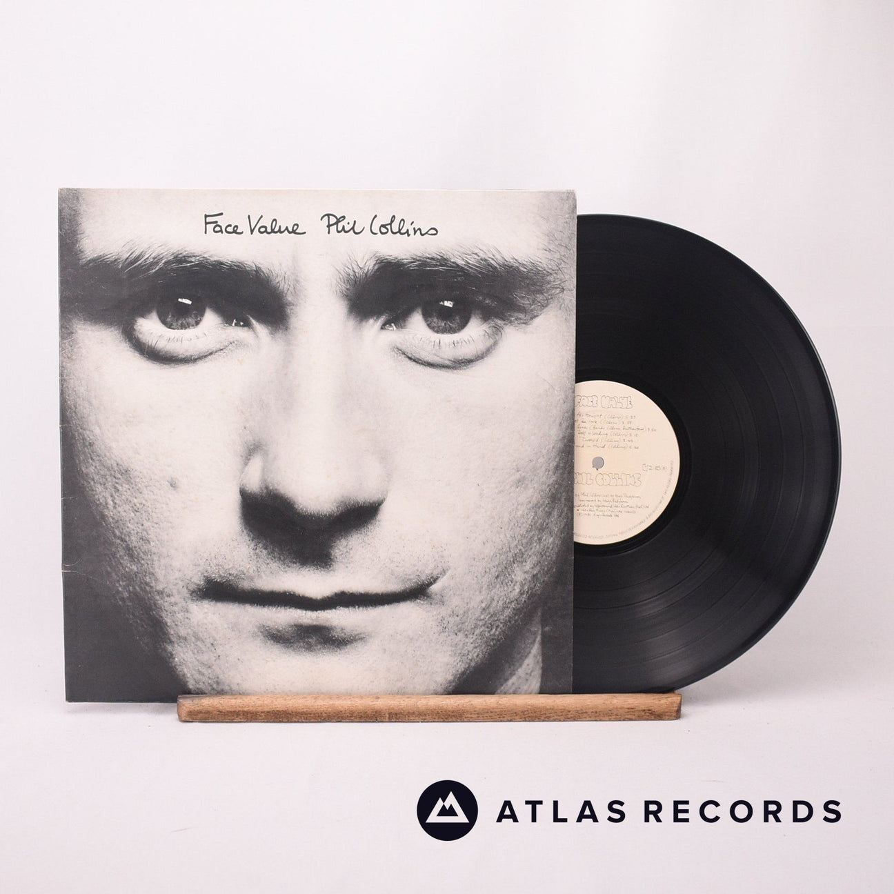 Phil Collins Face Value LP Vinyl Record - Front Cover & Record
