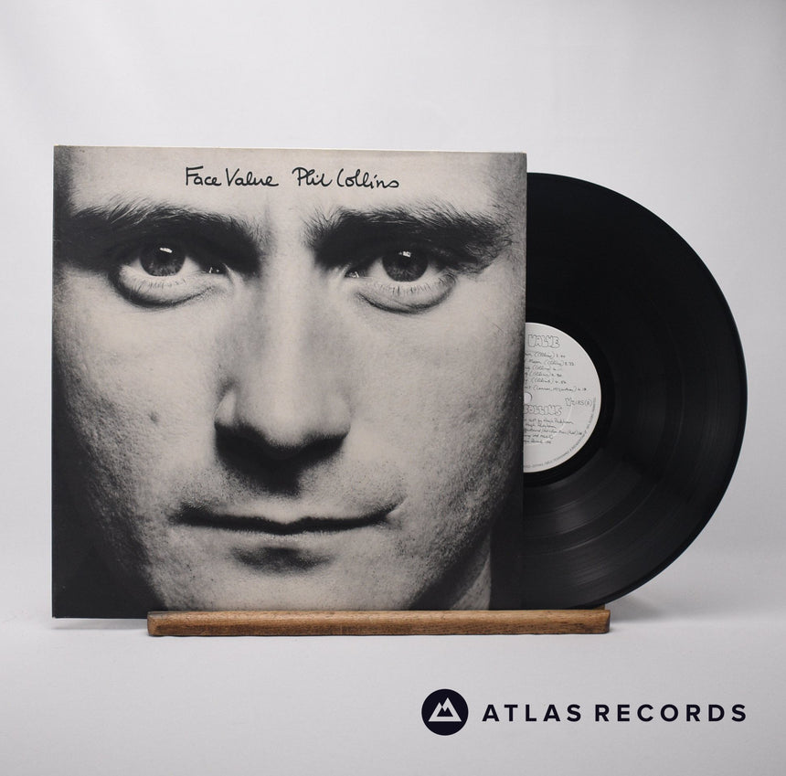 Phil Collins Face Value LP Vinyl Record - Front Cover & Record