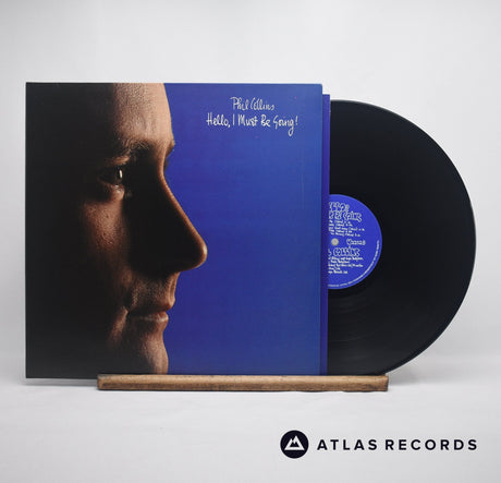 Phil Collins Hello, I Must Be Going! LP Vinyl Record - Front Cover & Record