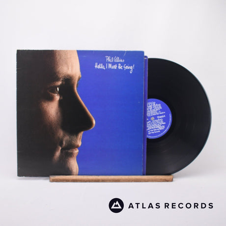 Phil Collins Hello, I Must Be Going! LP Vinyl Record - Front Cover & Record