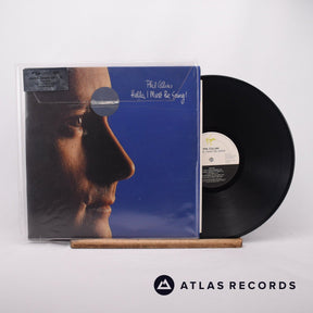 Phil Collins Hello, I Must Be Going! LP Vinyl Record - Front Cover & Record