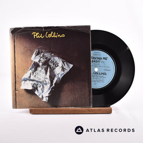 Phil Collins If Leaving Me Is Easy 7" Vinyl Record - Front Cover & Record