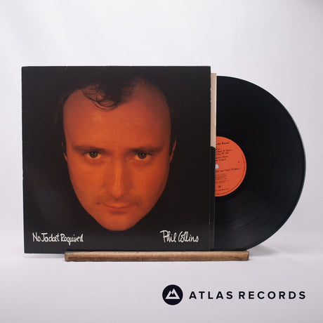 Phil Collins No Jacket Required LP Vinyl Record - Front Cover & Record