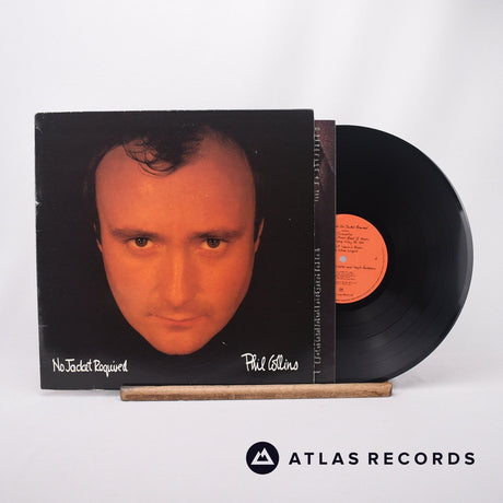 Phil Collins No Jacket Required LP Vinyl Record - Front Cover & Record