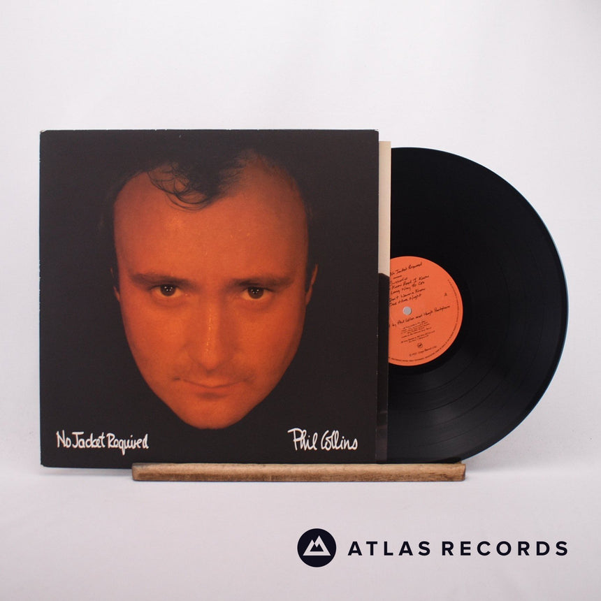 Phil Collins No Jacket Required LP Vinyl Record - Front Cover & Record