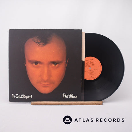 Phil Collins No Jacket Required LP Vinyl Record - Front Cover & Record