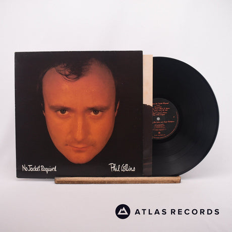 Phil Collins No Jacket Required LP Vinyl Record - Front Cover & Record