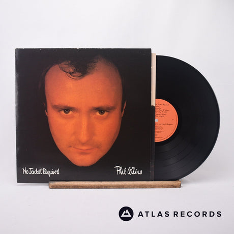 Phil Collins No Jacket Required LP Vinyl Record - Front Cover & Record