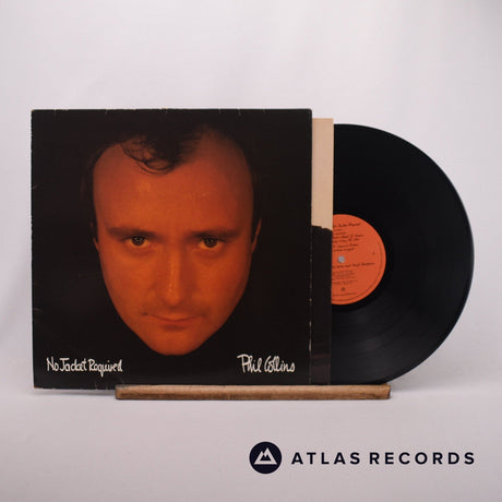 Phil Collins No Jacket Required LP Vinyl Record - Front Cover & Record