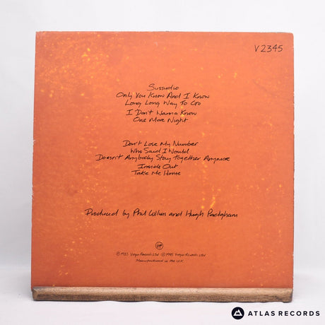 Phil Collins - No Jacket Required - LP Vinyl Record - VG+/VG+