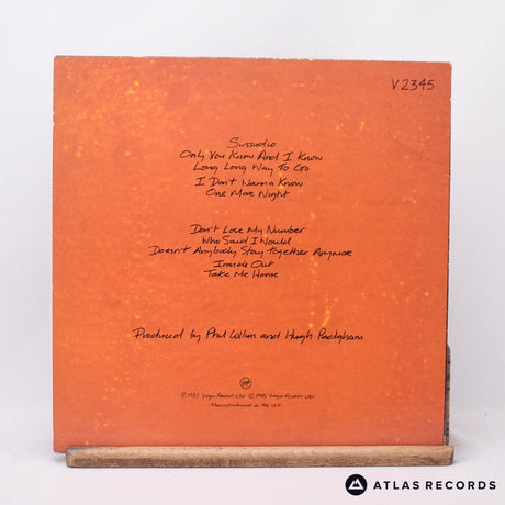 Phil Collins - No Jacket Required - Insert LP Vinyl Record - EX/EX