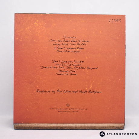 Phil Collins - No Jacket Required - LP Vinyl Record - EX/VG+