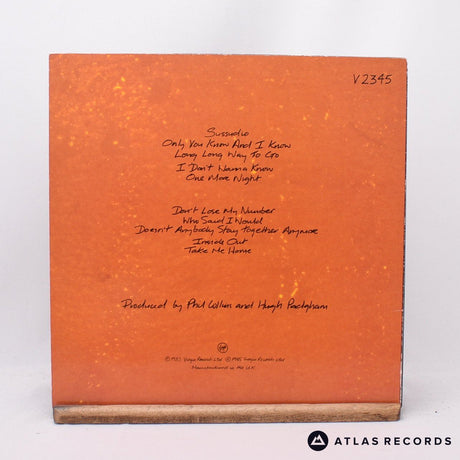 Phil Collins - No Jacket Required - LP Vinyl Record - VG+/EX