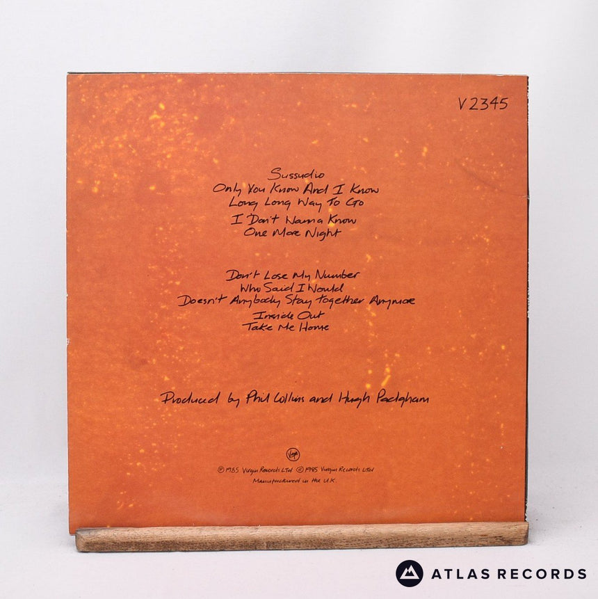 Phil Collins - No Jacket Required - LP Vinyl Record - VG+/VG+