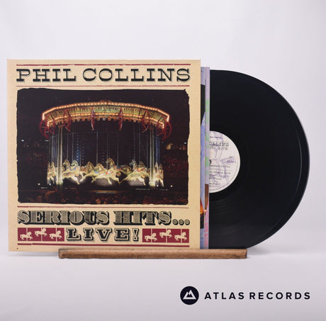 Phil Collins Serious Hits...Live! Double LP Vinyl Record - Front Cover & Record