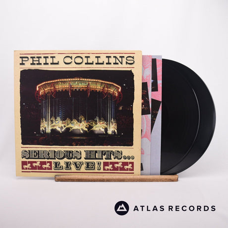Phil Collins Serious Hits...Live! 2 x LP Vinyl Record - Front Cover & Record