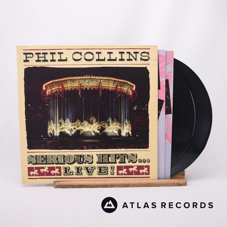 Phil Collins Serious Hits...Live! 2 x LP Vinyl Record - Front Cover & Record