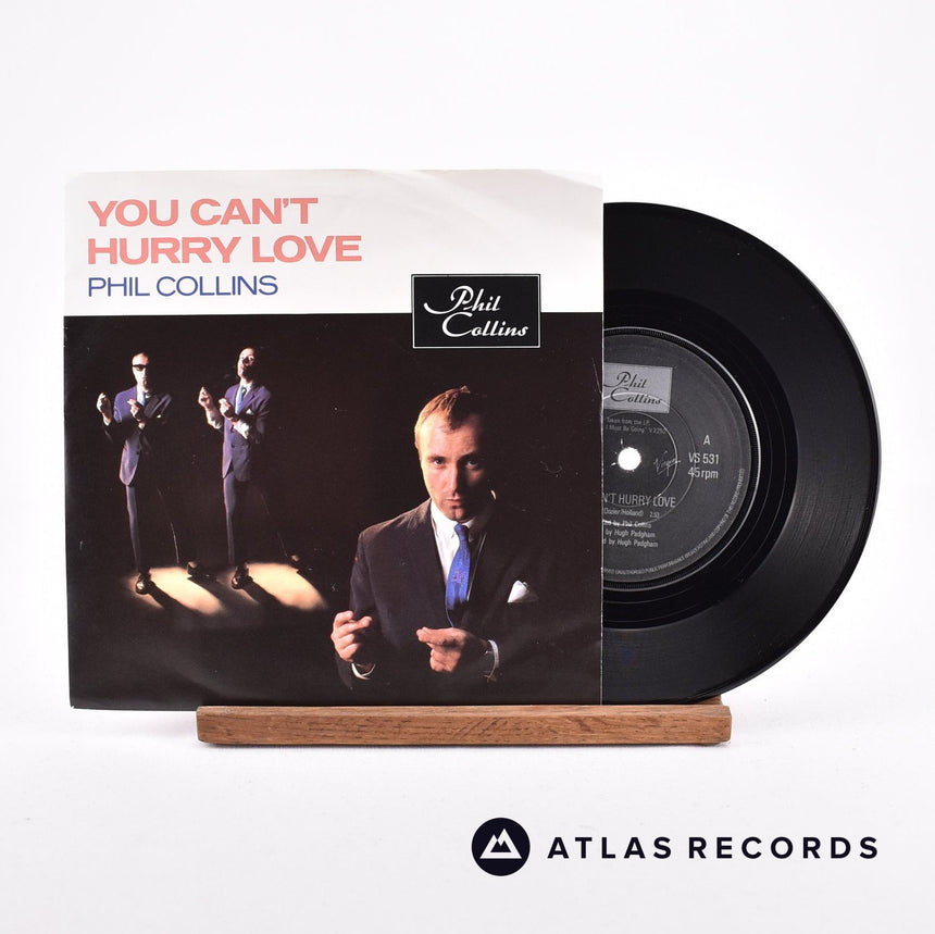 Phil Collins You Can't Hurry Love 7" Vinyl Record - Front Cover & Record