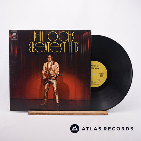 Phil Ochs Greatest Hits LP Vinyl Record - Front Cover & Record