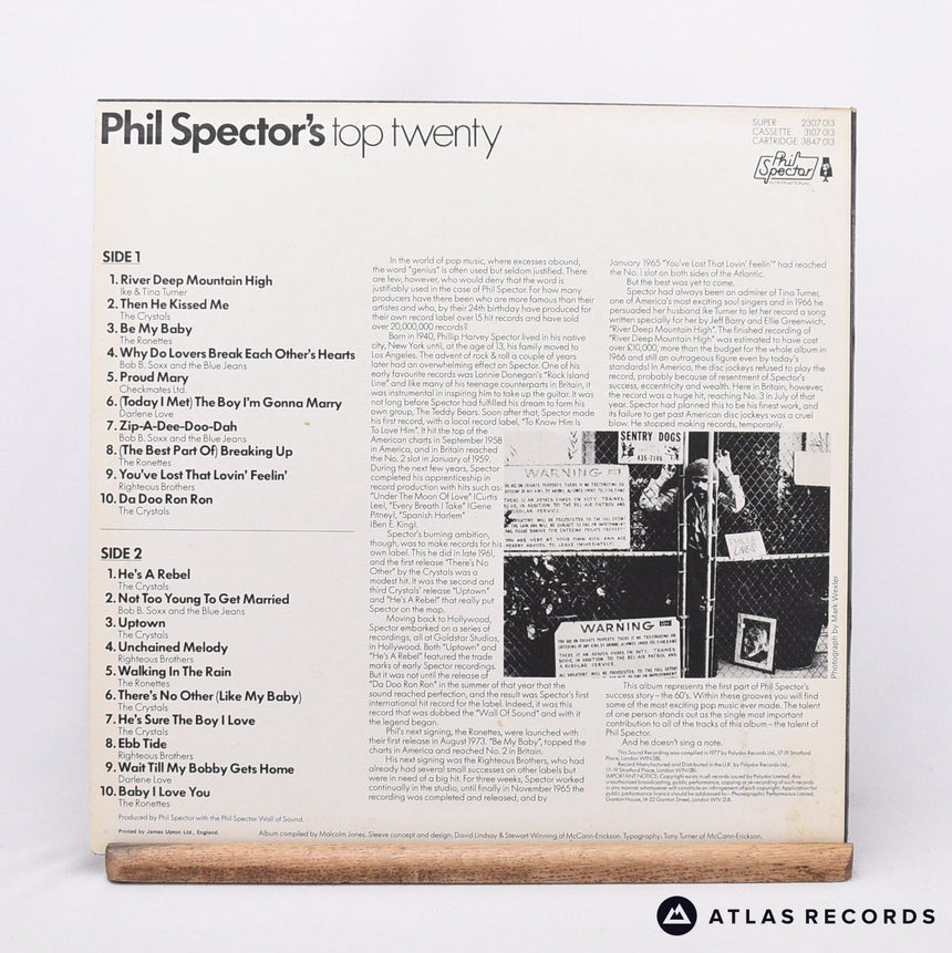 Phil Spector - Echoes Of The 60's - LP Vinyl Record - EX/EX
