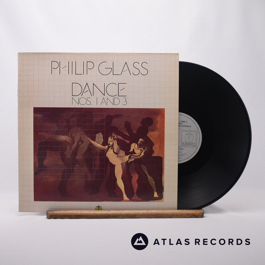 Philip Glass Dance Nos. 1 And 3 LP Vinyl Record - Front Cover & Record