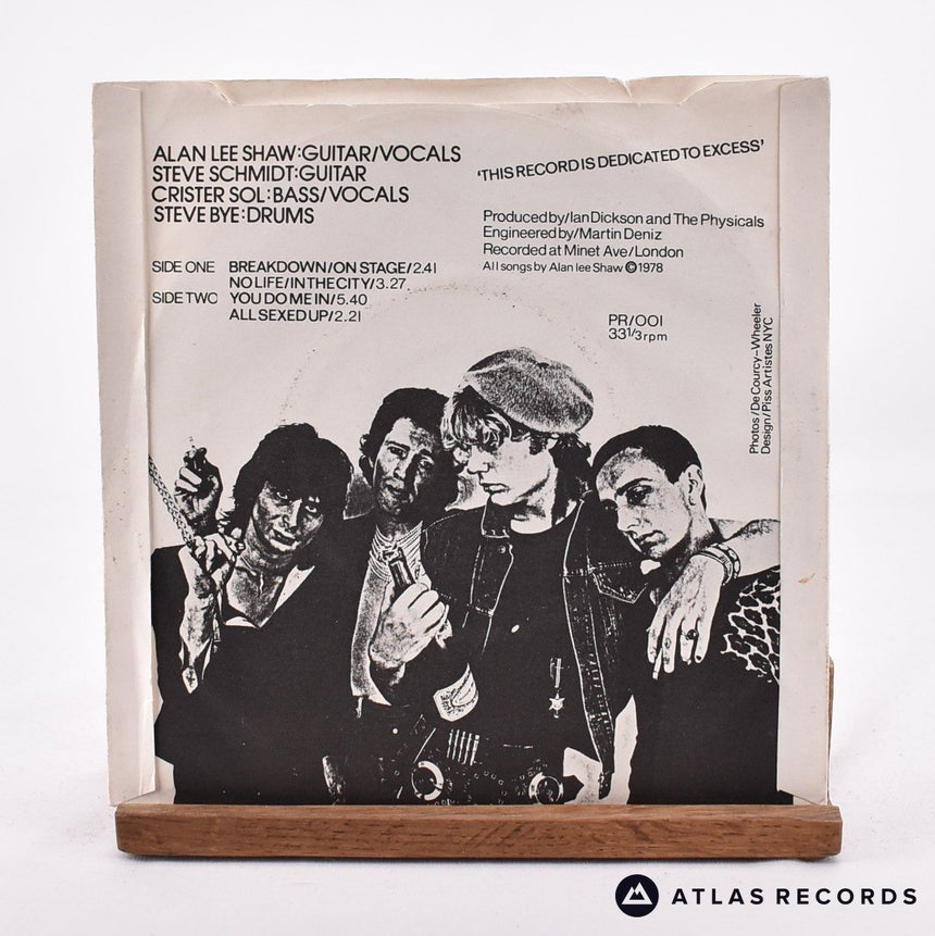 Physicals - All Sexed Up - 7" EP Vinyl Record - VG+/VG+