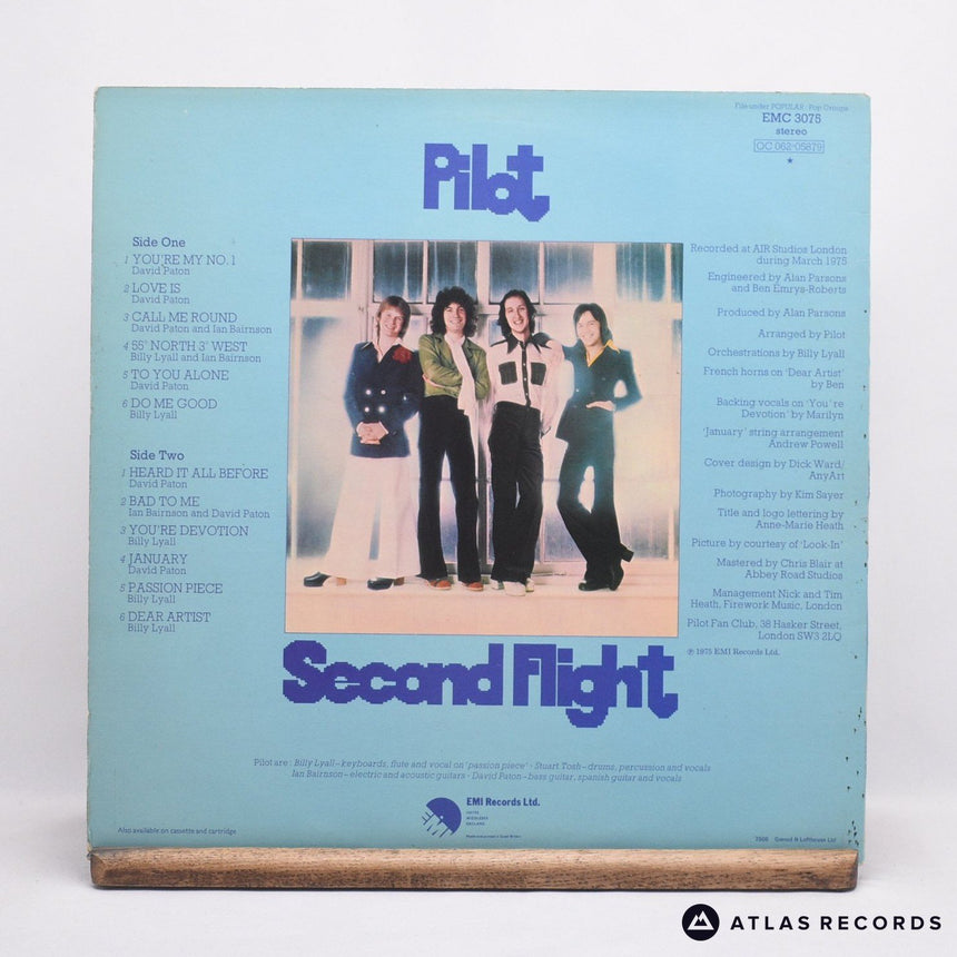 Pilot - Second Flight - LP Vinyl Record - EX/VG+