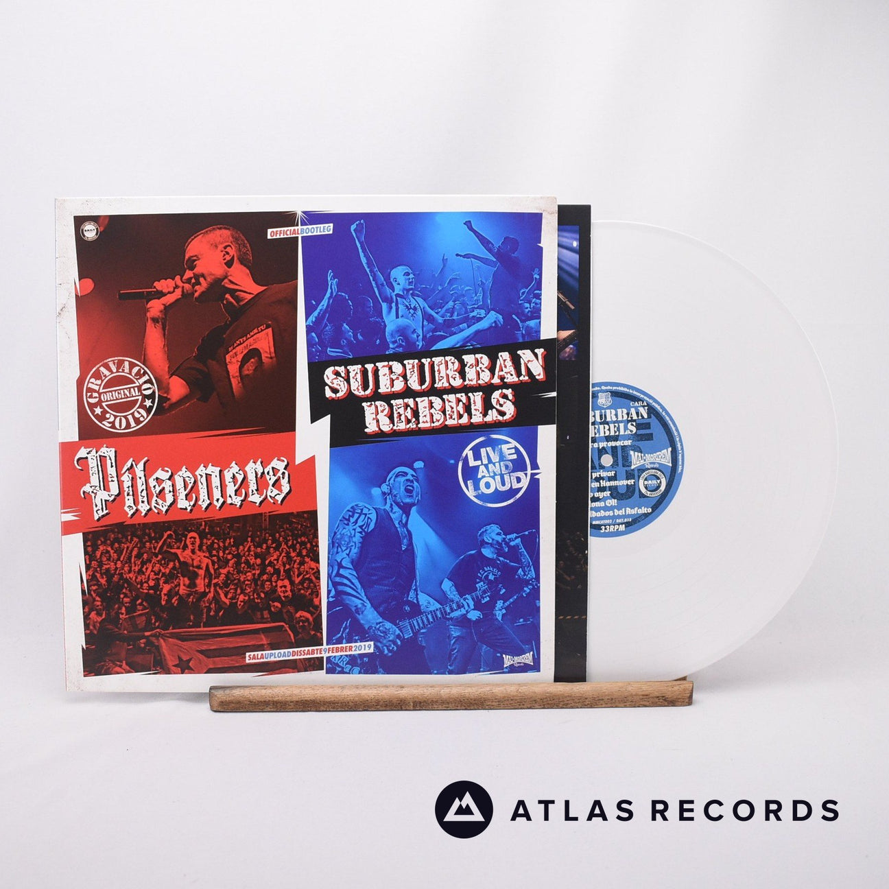 Pilseners Live And Loud LP Vinyl Record - Front Cover & Record