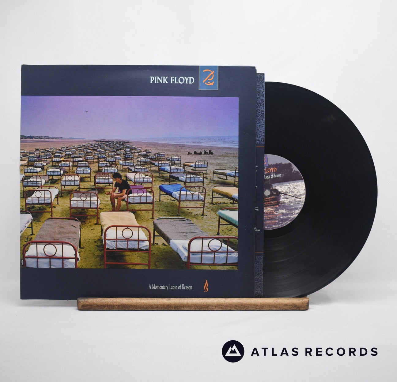Pink Floyd A Momentary Lapse Of Reason LP Vinyl Record - Front Cover & Record