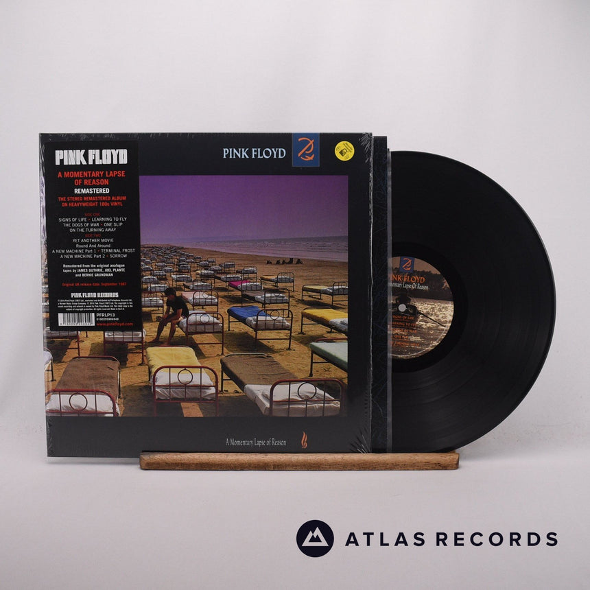 Pink Floyd A Momentary Lapse Of Reason LP Vinyl Record - Front Cover & Record