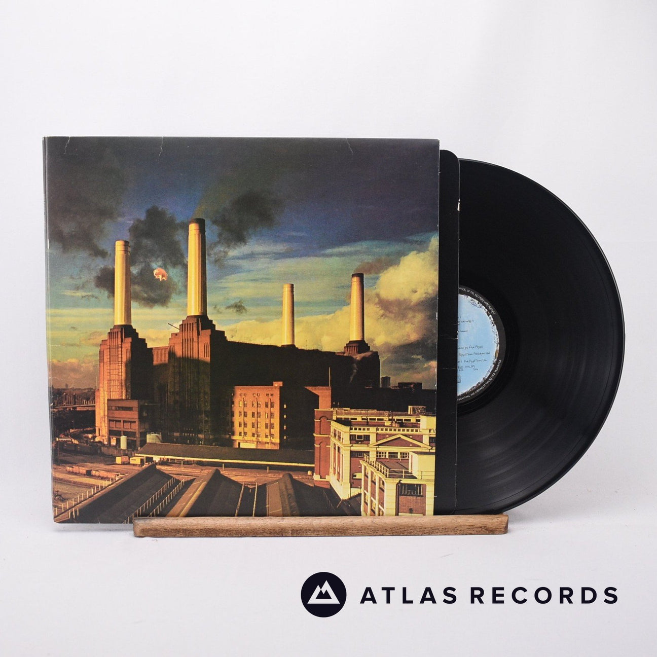 Pink Floyd Animals LP Vinyl Record - Front Cover & Record