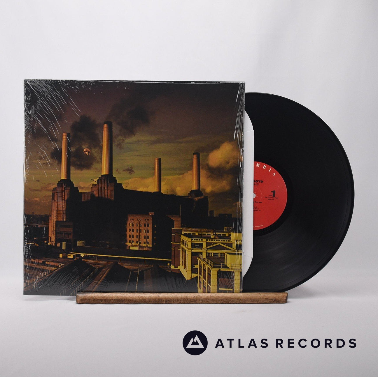 Pink Floyd Animals LP Vinyl Record - Front Cover & Record