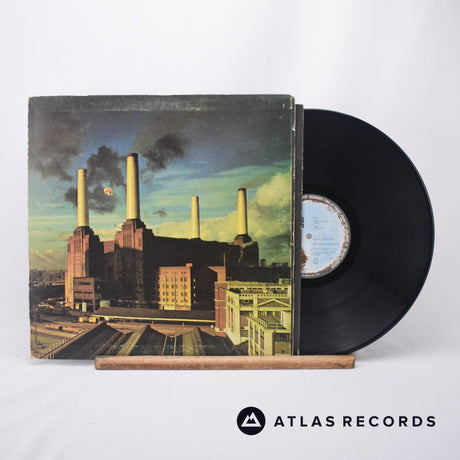 Pink Floyd Animals LP Vinyl Record - Front Cover & Record