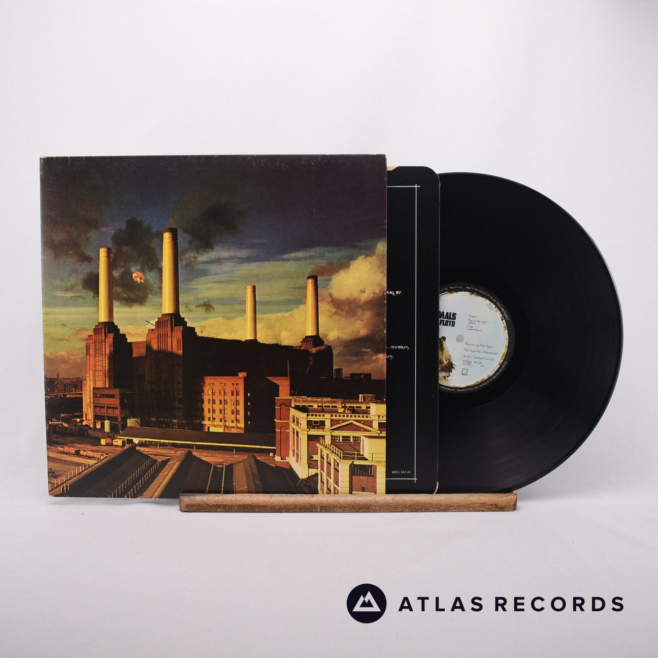 Pink Floyd Animals LP Vinyl Record - Front Cover & Record