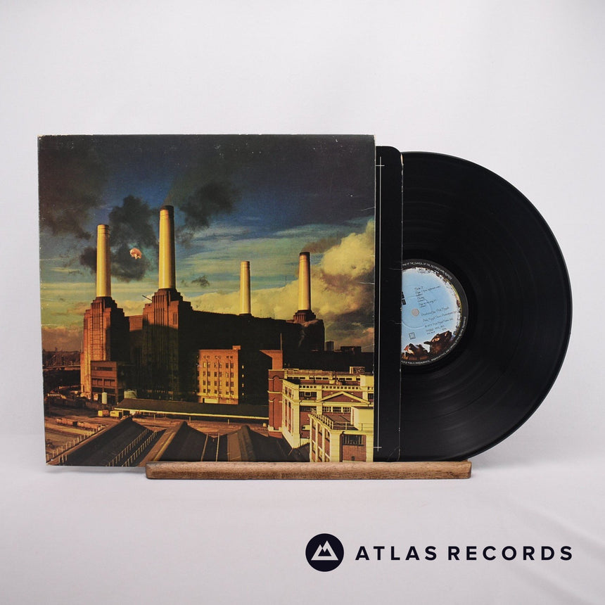 Pink Floyd Animals LP Vinyl Record - Front Cover & Record