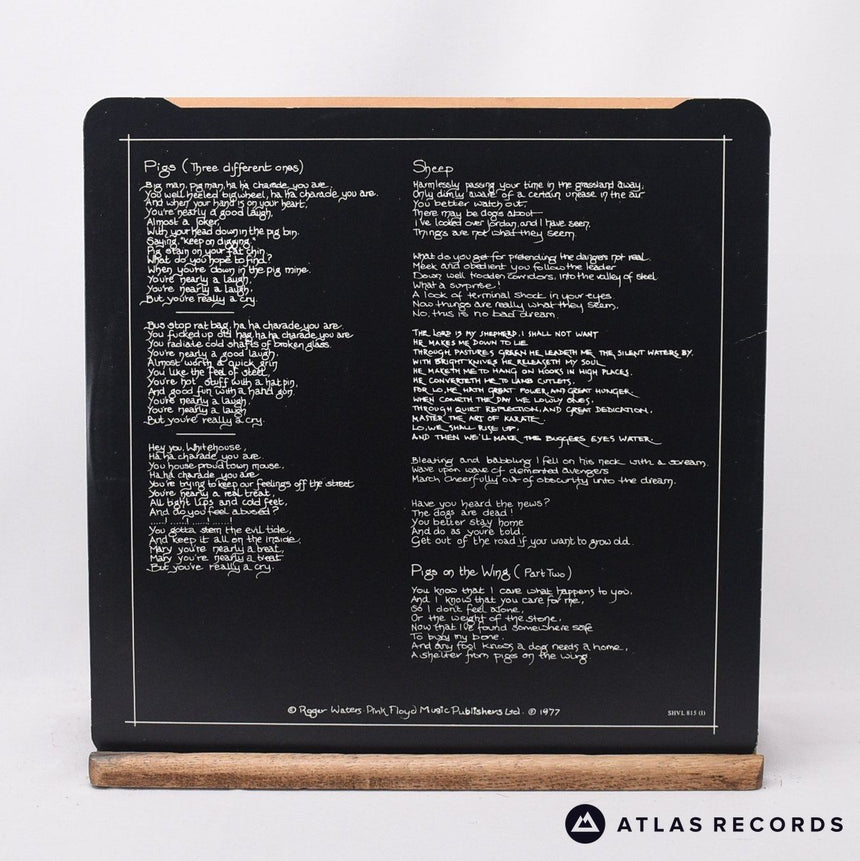 Pink Floyd - Animals - A-2U B-2U LP Vinyl Record - VG+/EX