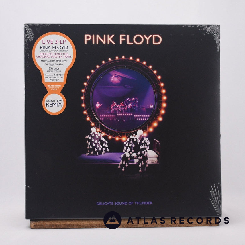 Pink Floyd Delicate Sound Of Thunder 3 x LP Vinyl Record - Front Cover & Record