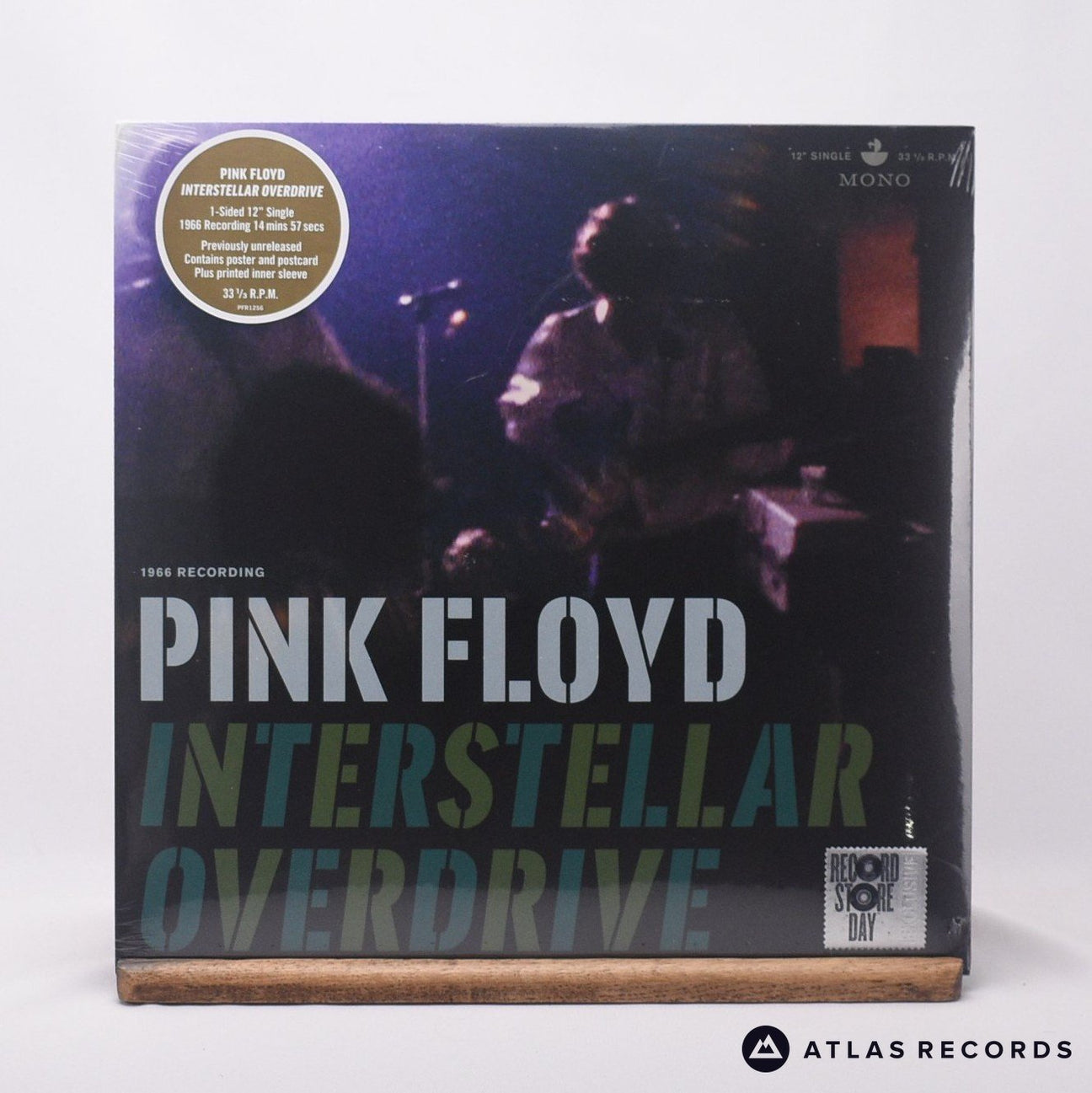 Pink Floyd Interstellar Overdrive 12" Vinyl Record - Front Cover & Record