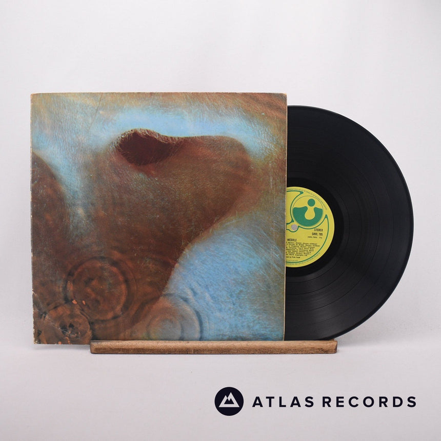Pink Floyd Meddle LP Vinyl Record - Front Cover & Record