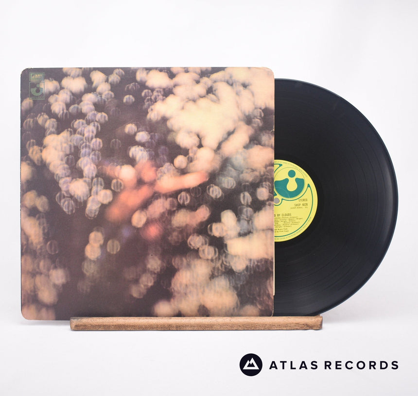 Pink Floyd Obscured By Clouds LP Vinyl Record - Front Cover & Record