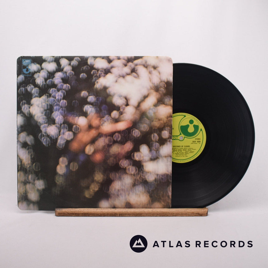 Pink Floyd Obscured By Clouds LP Vinyl Record - Front Cover & Record
