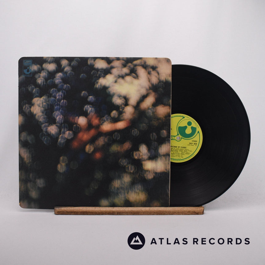 Pink Floyd Obscured By Clouds LP Vinyl Record - Front Cover & Record